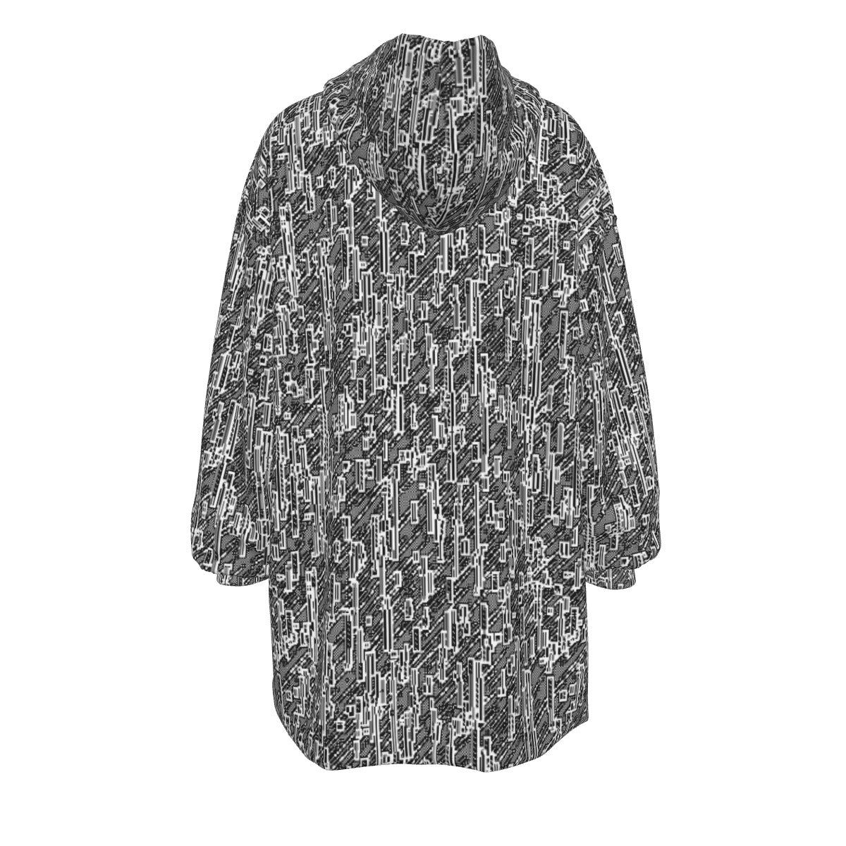 All-Over Print Women's Sherpa Fleece Hoodie Blanket