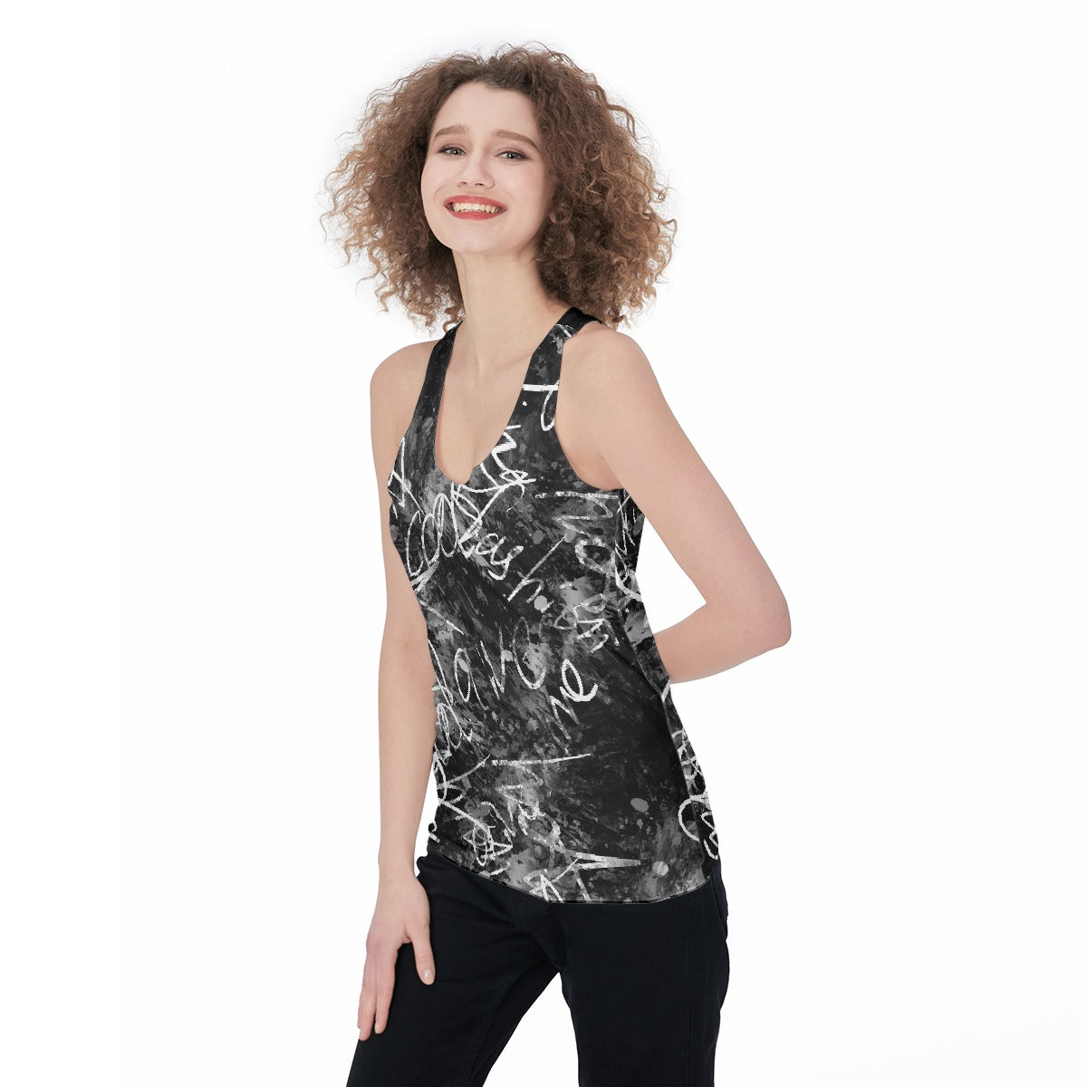 All-Over Print Women's Racerback Tank Top