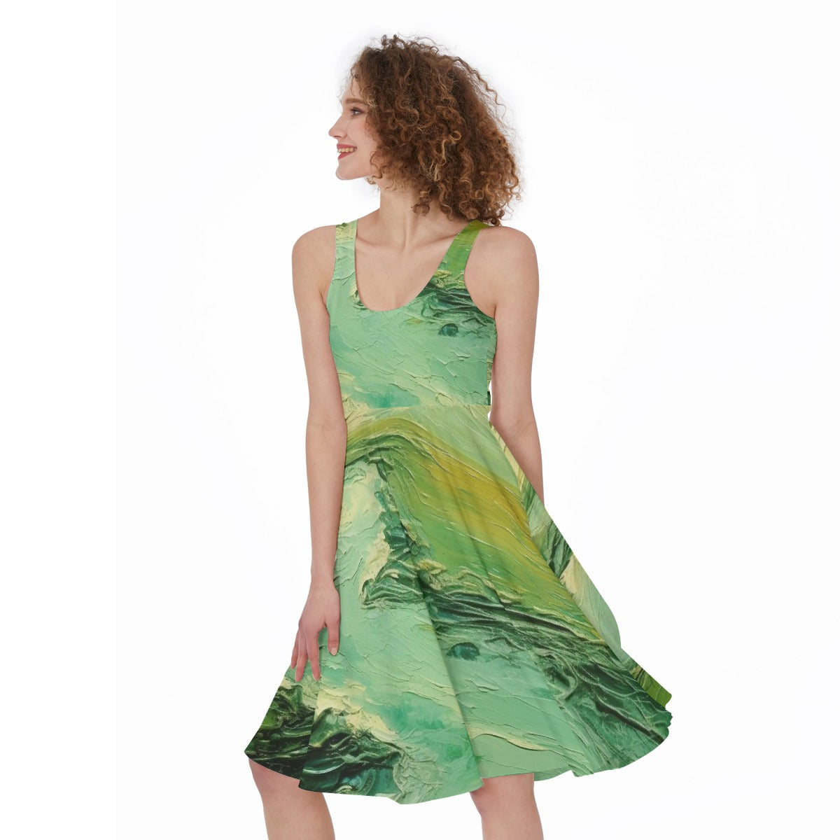 All-Over Print Women's Sleeveless Dress
