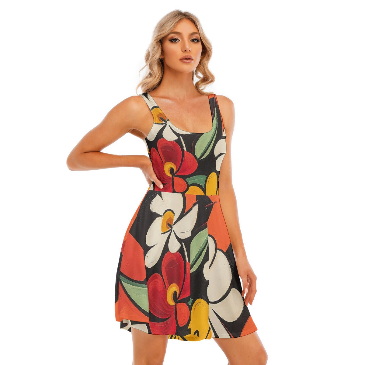 All-Over Print Women's Tank Vest Dress