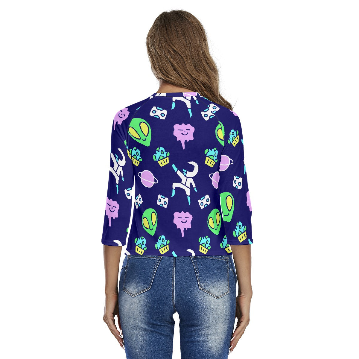 All-Over Print Women's Raglan Sleeves T-shirts