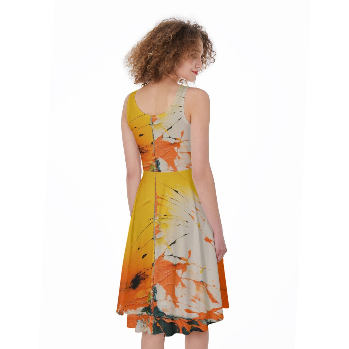All-Over Print Women's Sleeveless Dress