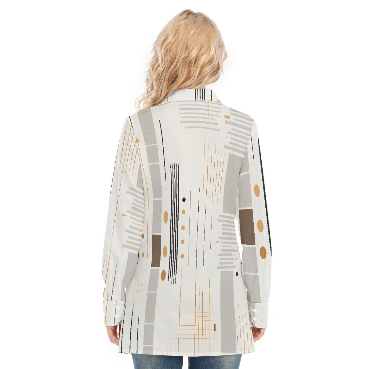 All-Over Print Women's Long Shirt