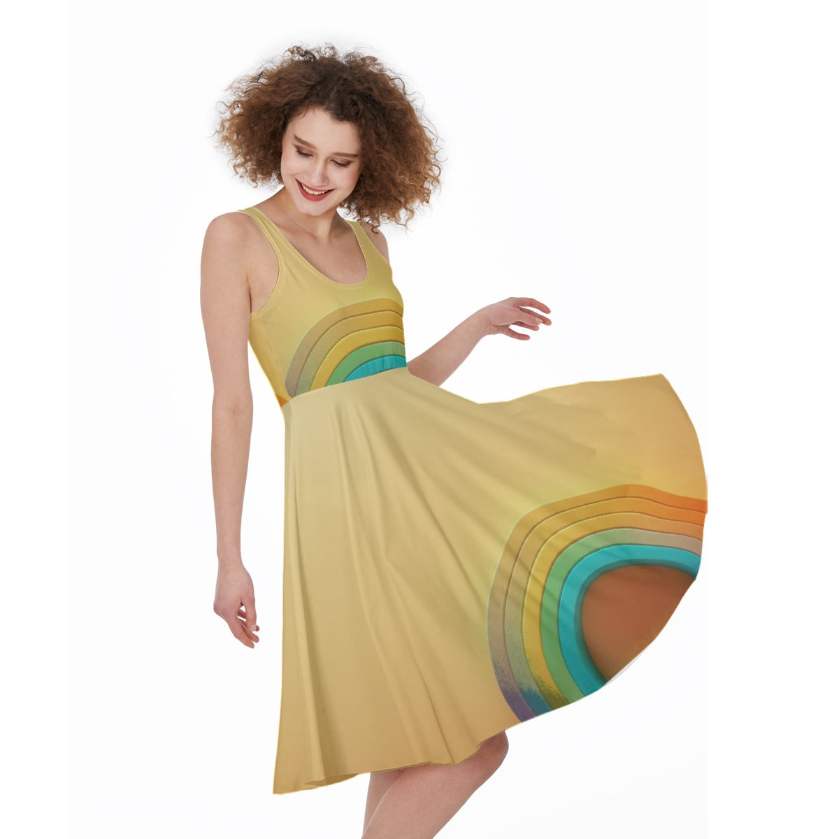 All-Over Print Women's Sleeveless Dress