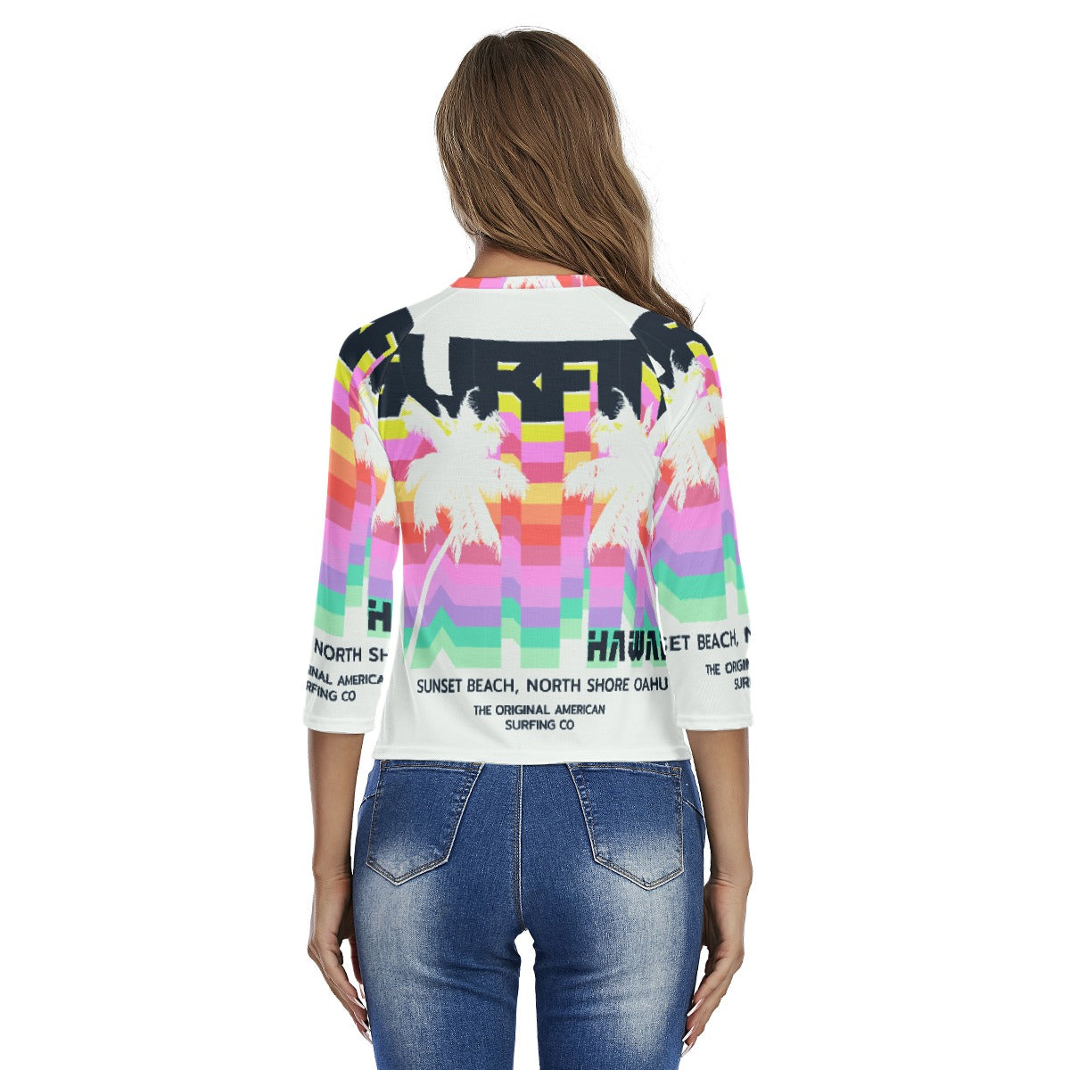 All-Over Print Women's Raglan Sleeves T-shirts