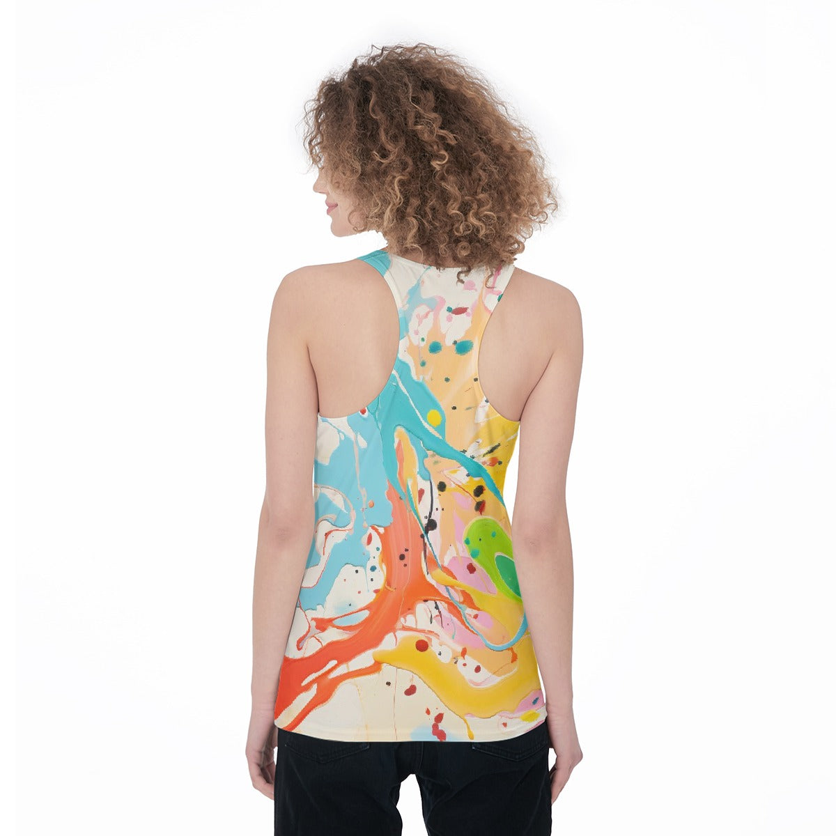 All-Over Print Women's Racerback Tank Top