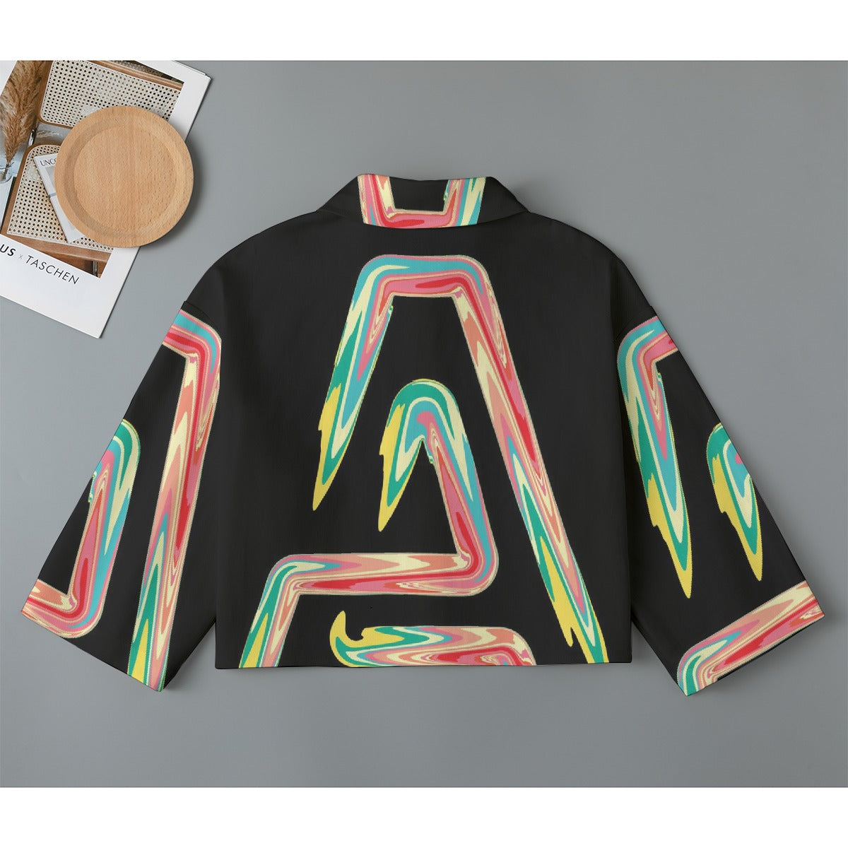 All-Over Print Women's Cropped Jacket | 245GSM Cotton