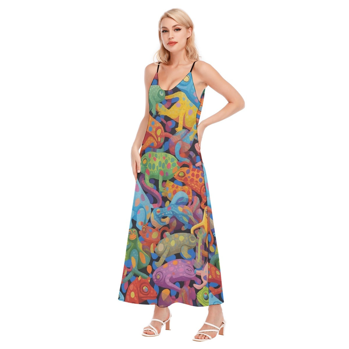 All-Over Print Women's Sling Dress