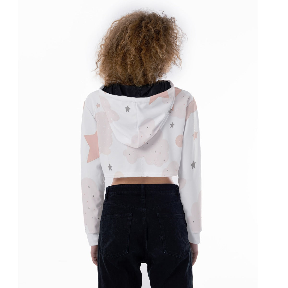 All-Over Print Women's Crop Top Hoodie