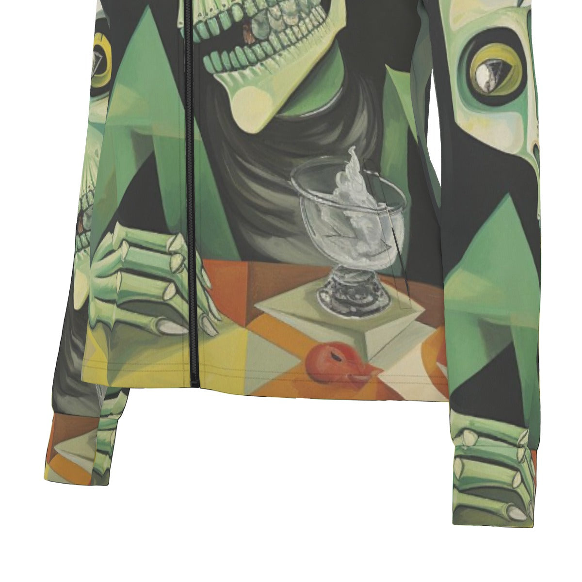 All-Over Print Women's Long Sleeve Thumbhole Jacket