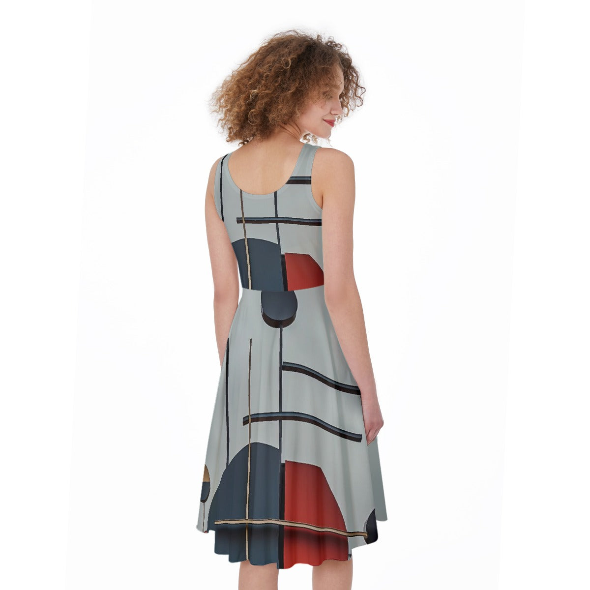 All-Over Print Women's Sleeveless Dress