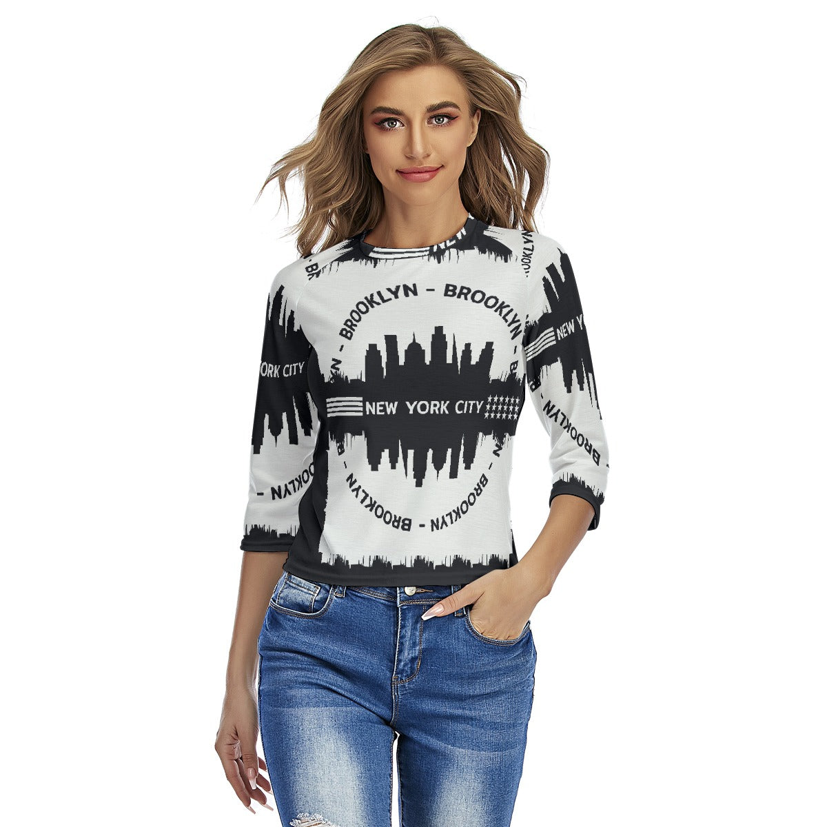 All-Over Print Women's Raglan Sleeves T-shirts
