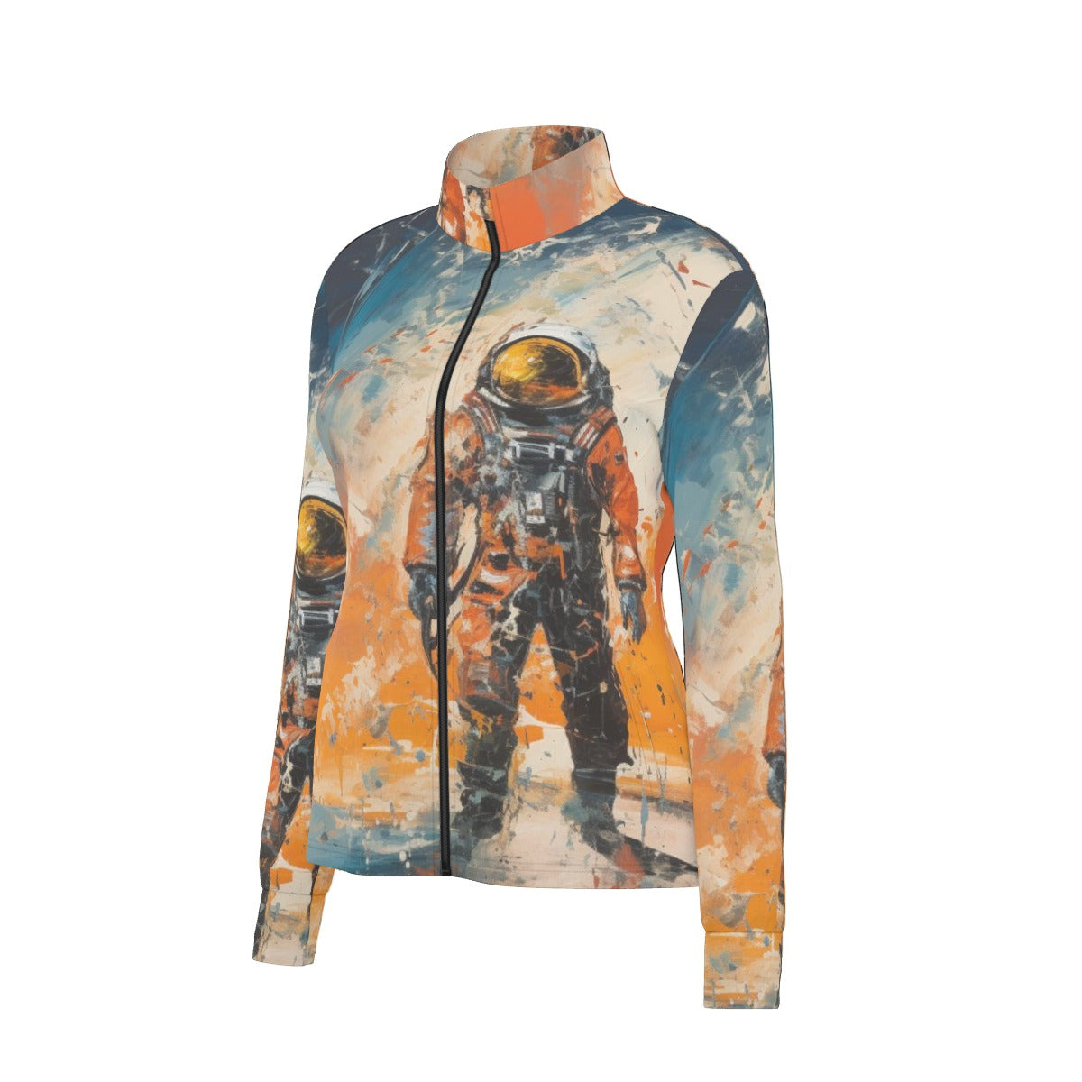 All-Over Print Women's Long Sleeve Thumbhole Jacket