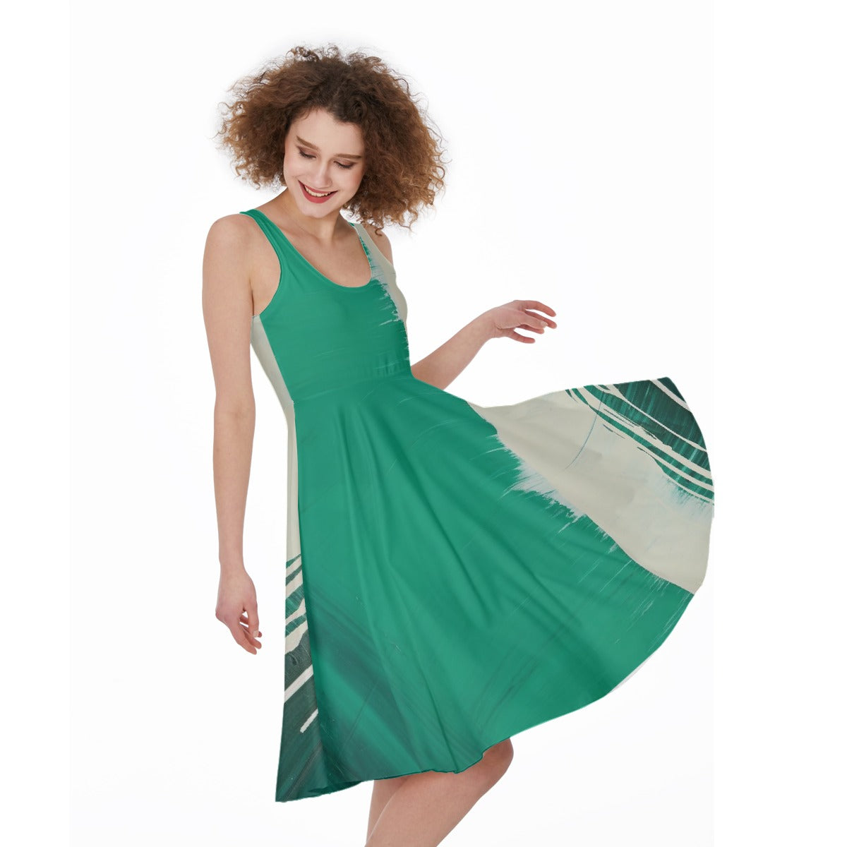 All-Over Print Women's Sleeveless Dress