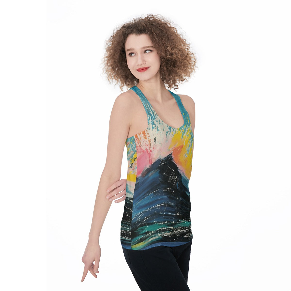 All-Over Print Women's Racerback Tank Top