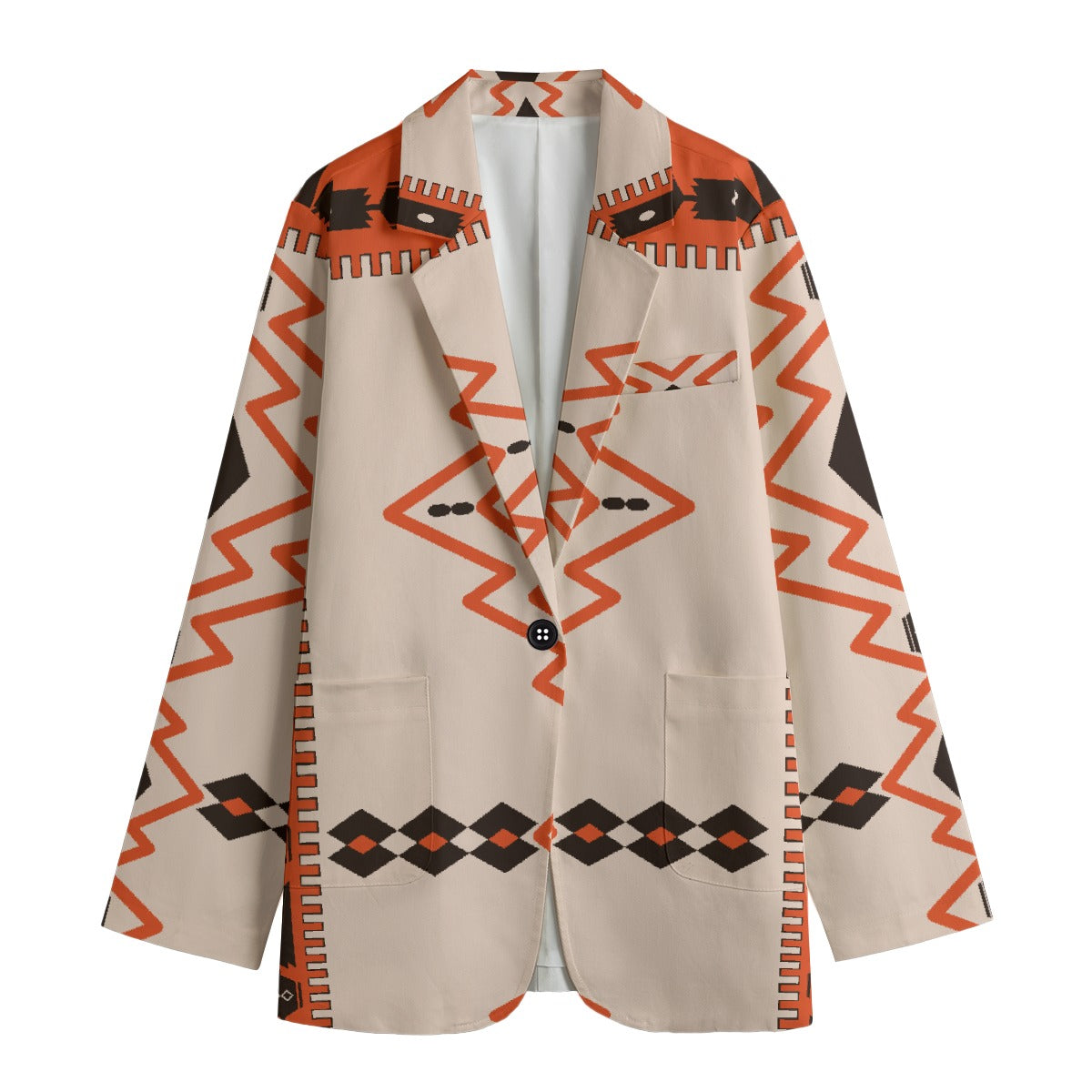 All-Over Print Women's Leisure Blazer