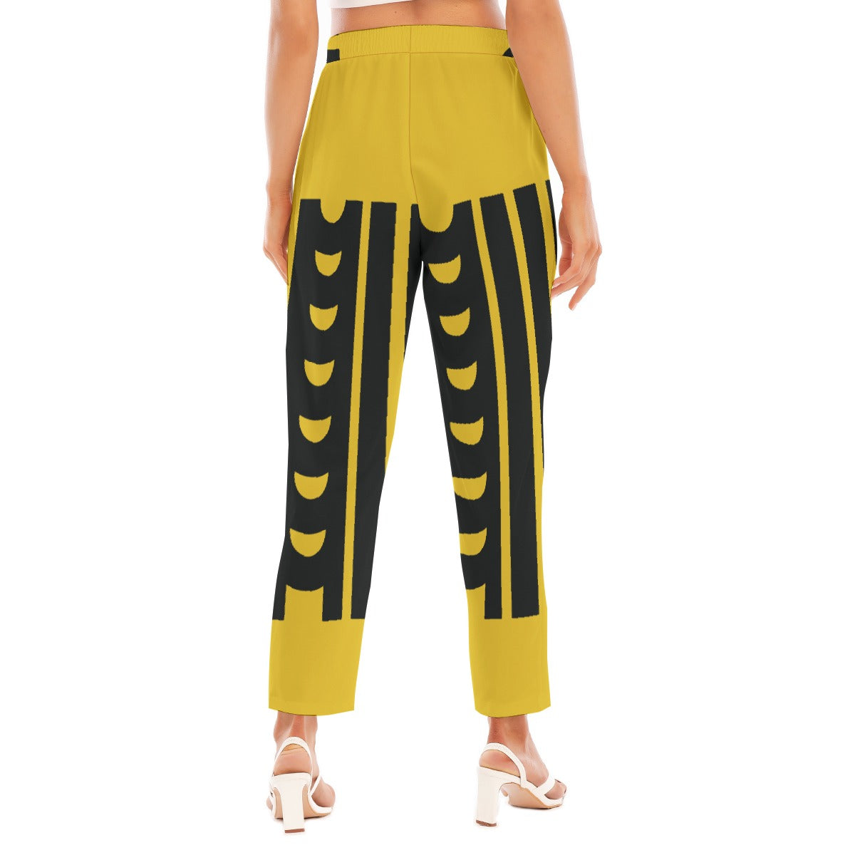 All-Over Print Women's Loose Straight-leg Pants