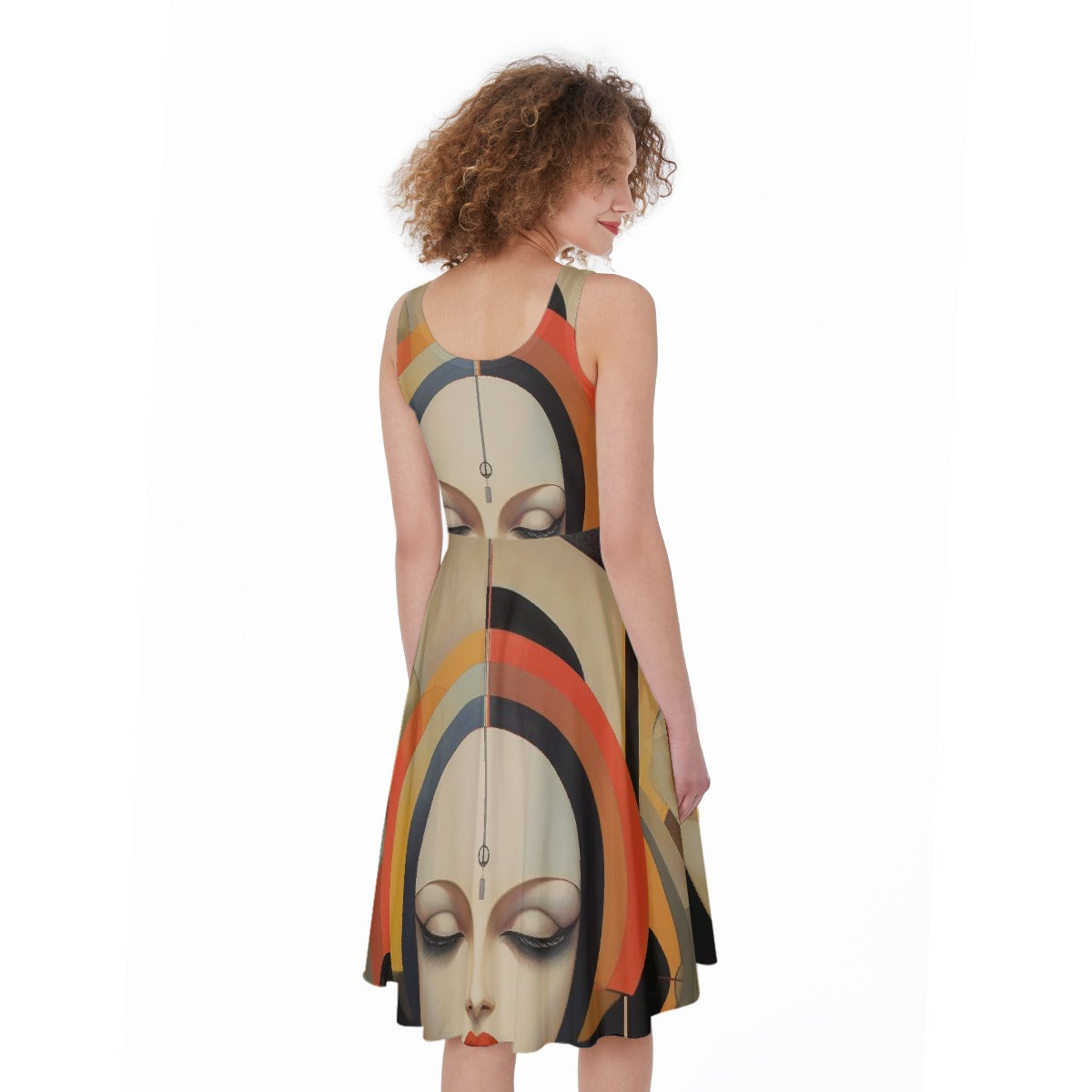 All-Over Print Women's Sleeveless Dress