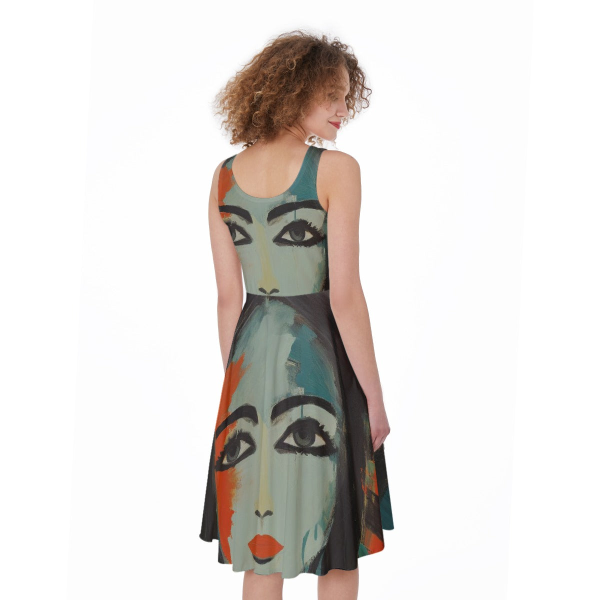 All-Over Print Women's Sleeveless Dress