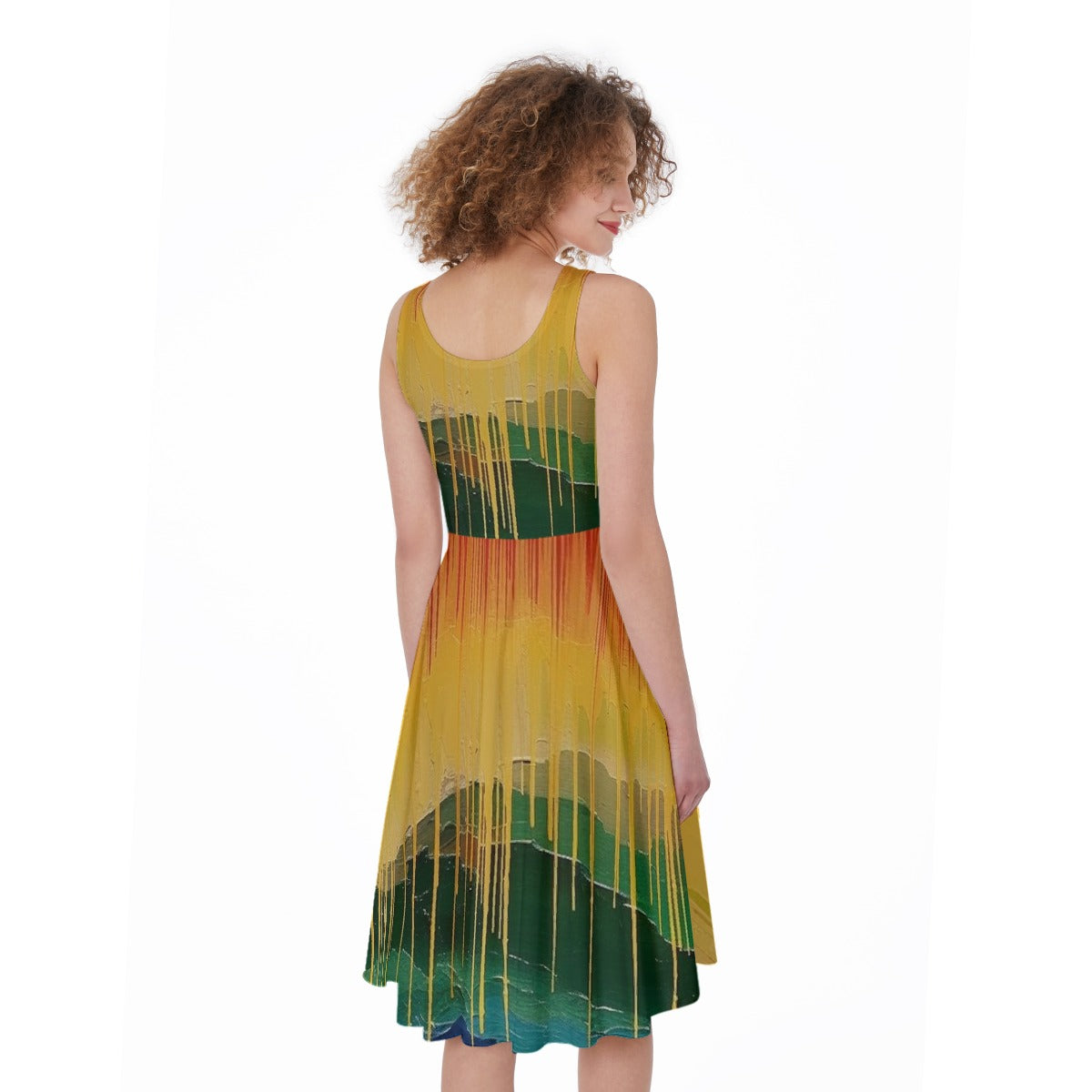 All-Over Print Women's Sleeveless Dress