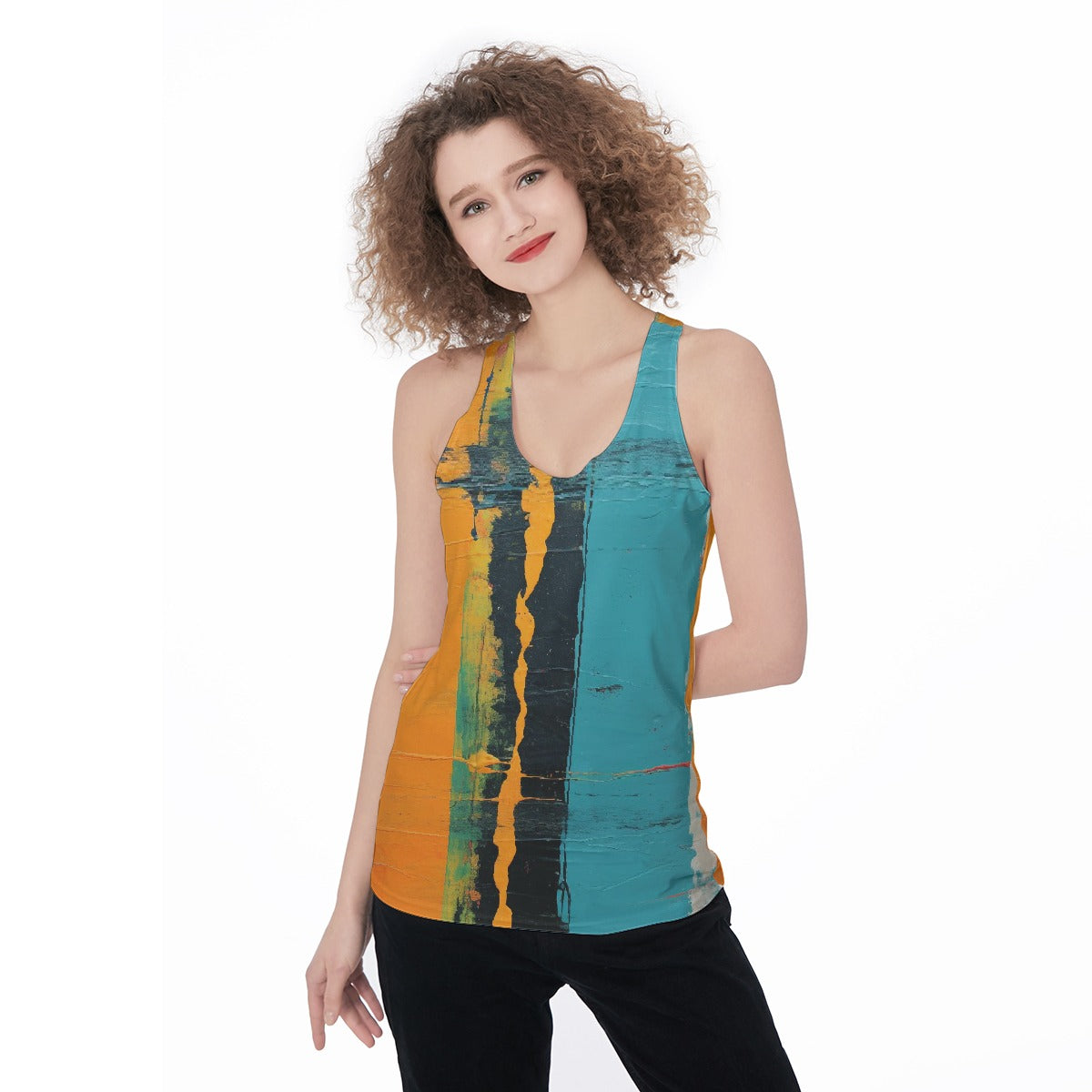 All-Over Print Women's Racerback Tank Top