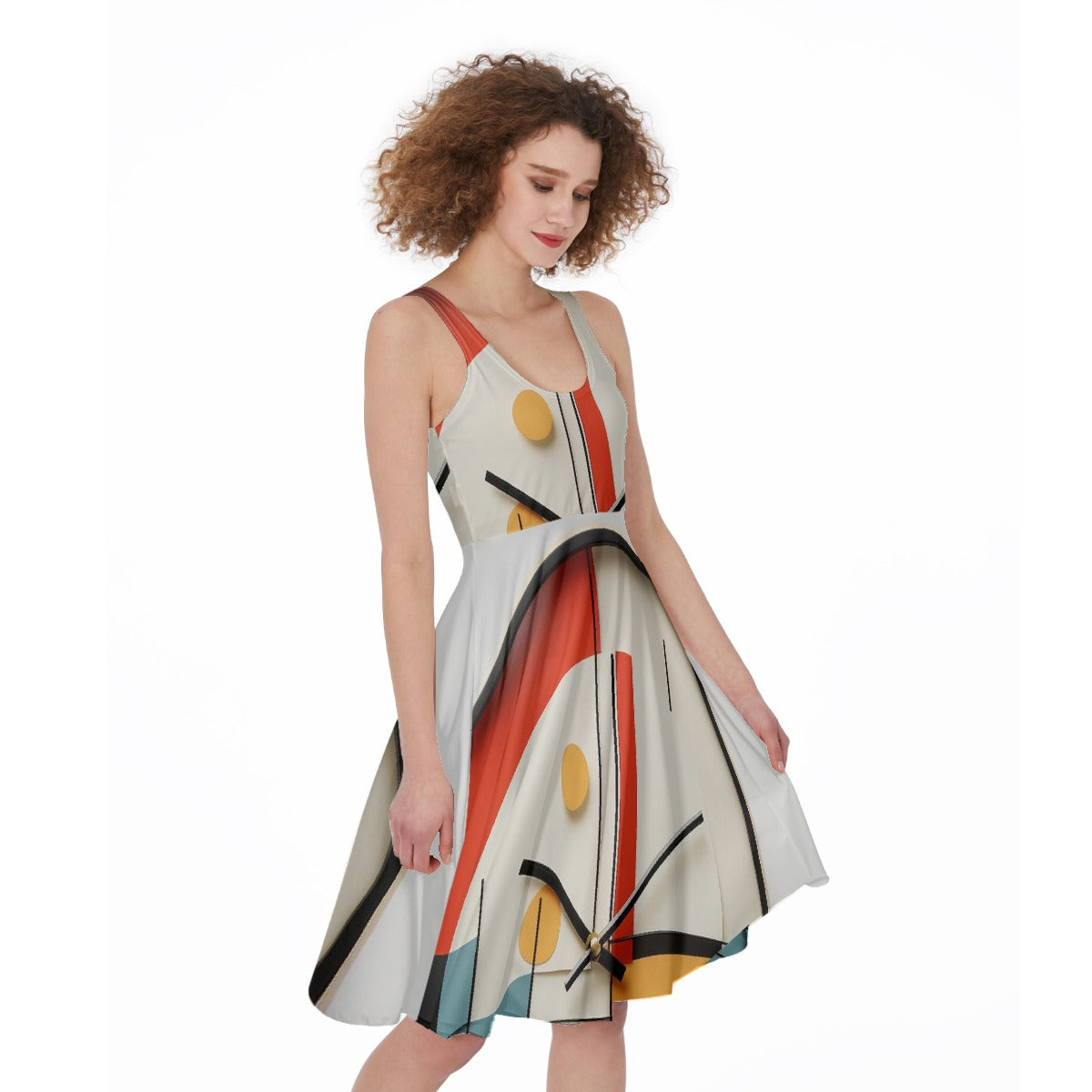 All-Over Print Women's Sleeveless Dress