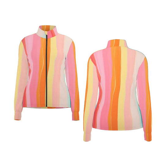 All-Over Print Women's Long Sleeve Thumbhole Jacket