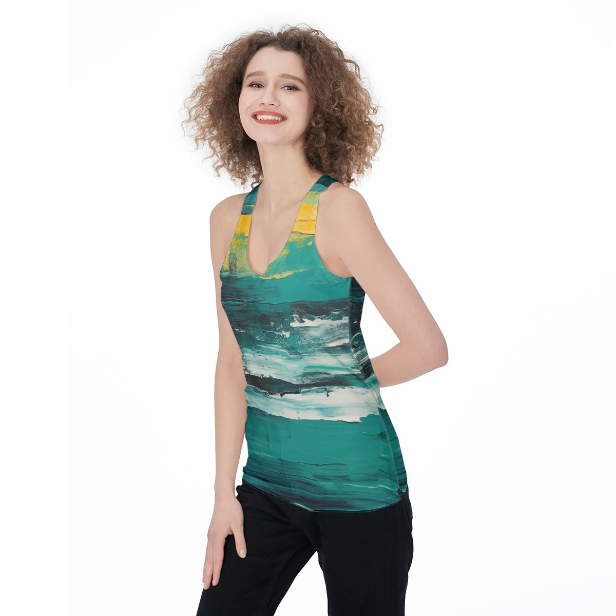All-Over Print Women's Racerback Tank Top