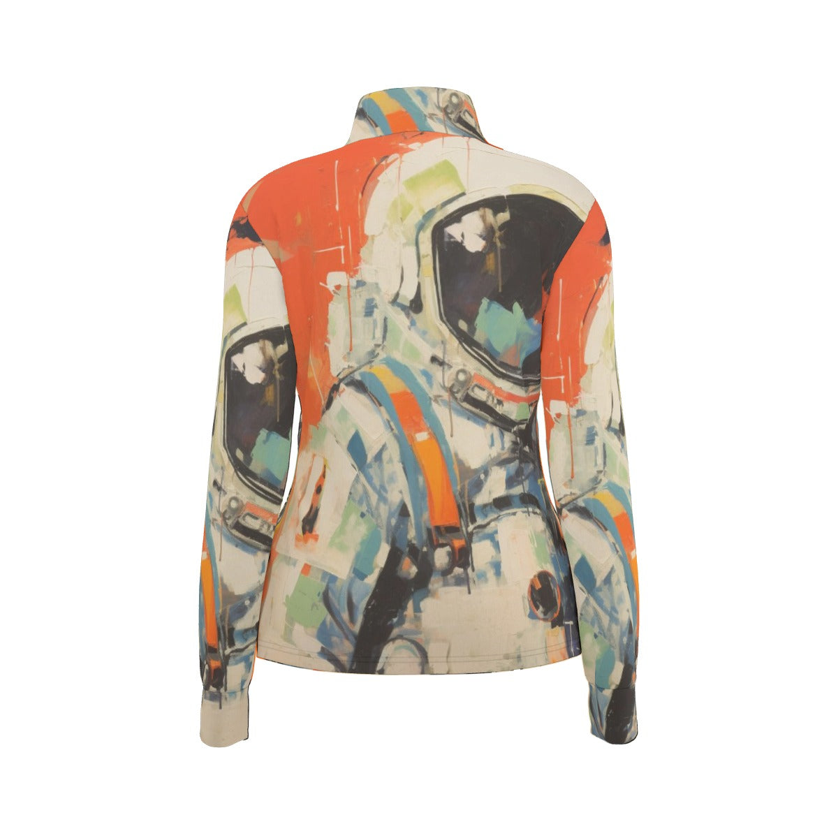 All-Over Print Women's Long Sleeve Thumbhole Jacket