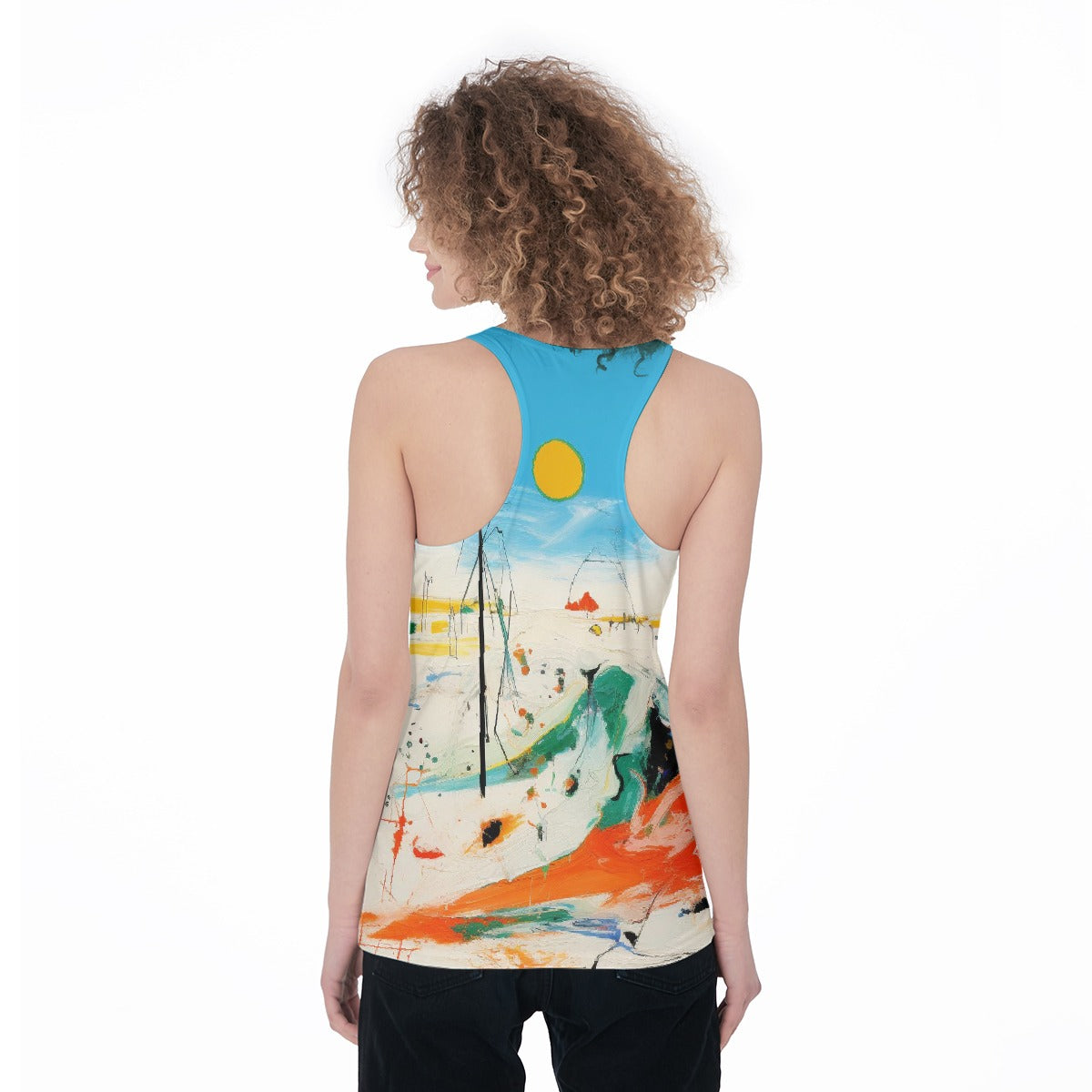 All-Over Print Women's Racerback Tank Top