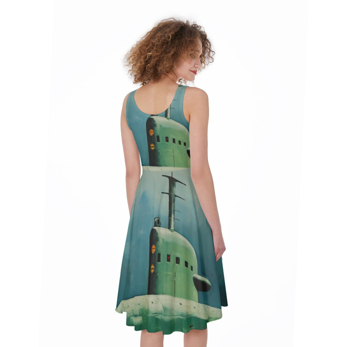 All-Over Print Women's Sleeveless Dress