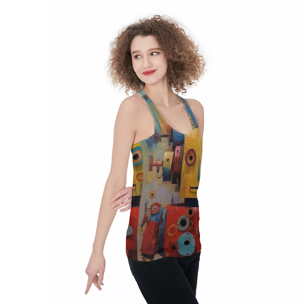 All-Over Print Women's Racerback Tank Top