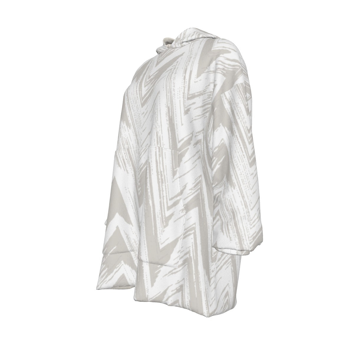 All-Over Print Women's Sherpa Fleece Hoodie Blanket