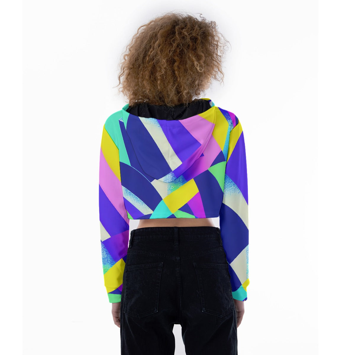 All-Over Print Women's Crop Top Hoodie