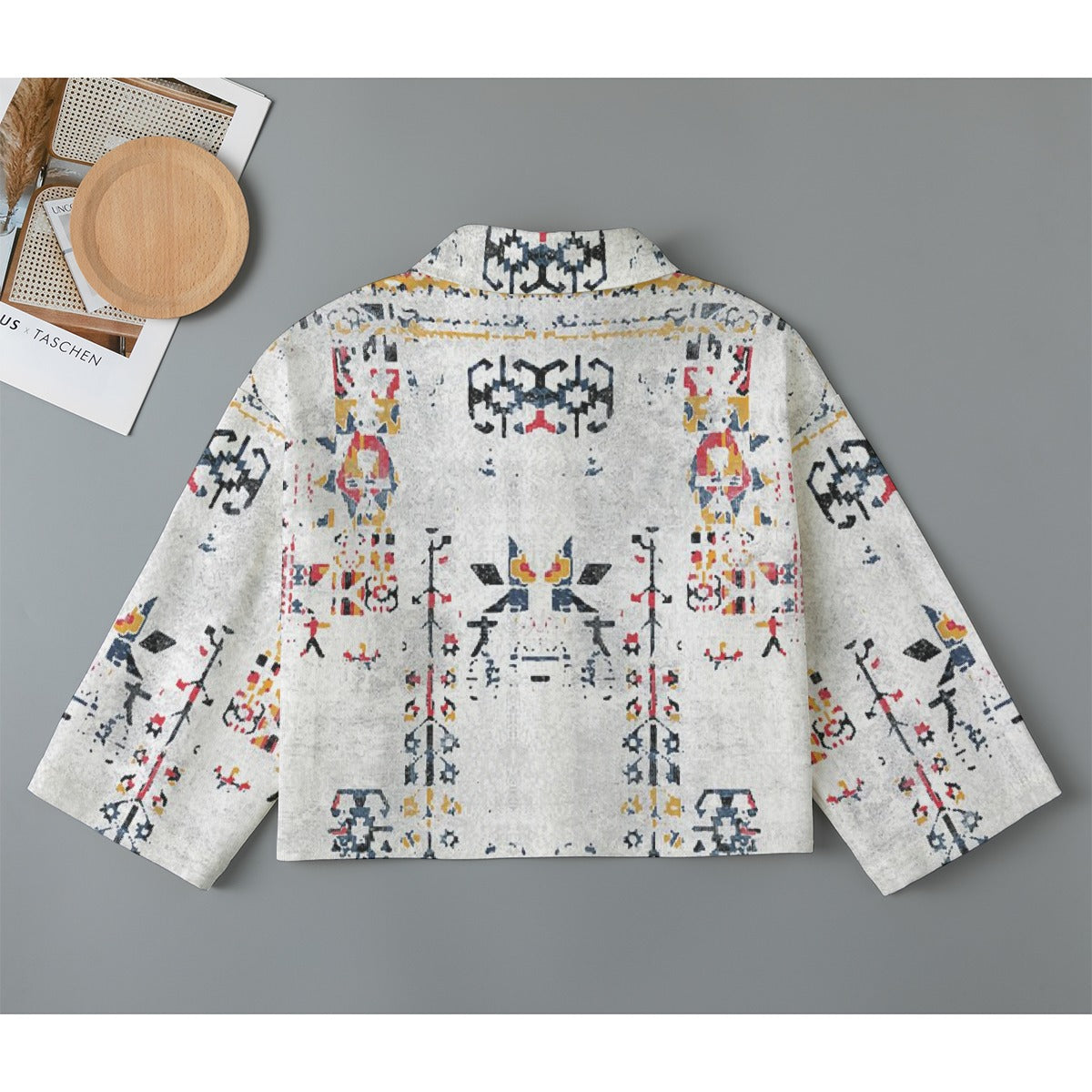 All-Over Print Women's Cropped Jacket | 245GSM Cotton