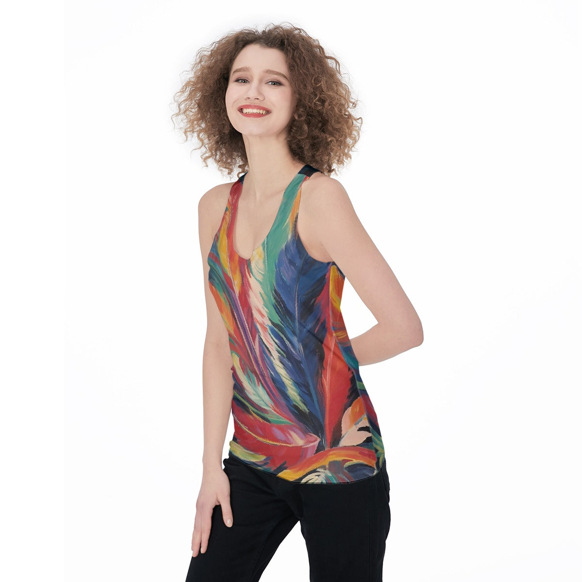 All-Over Print Women's Racerback Tank Top