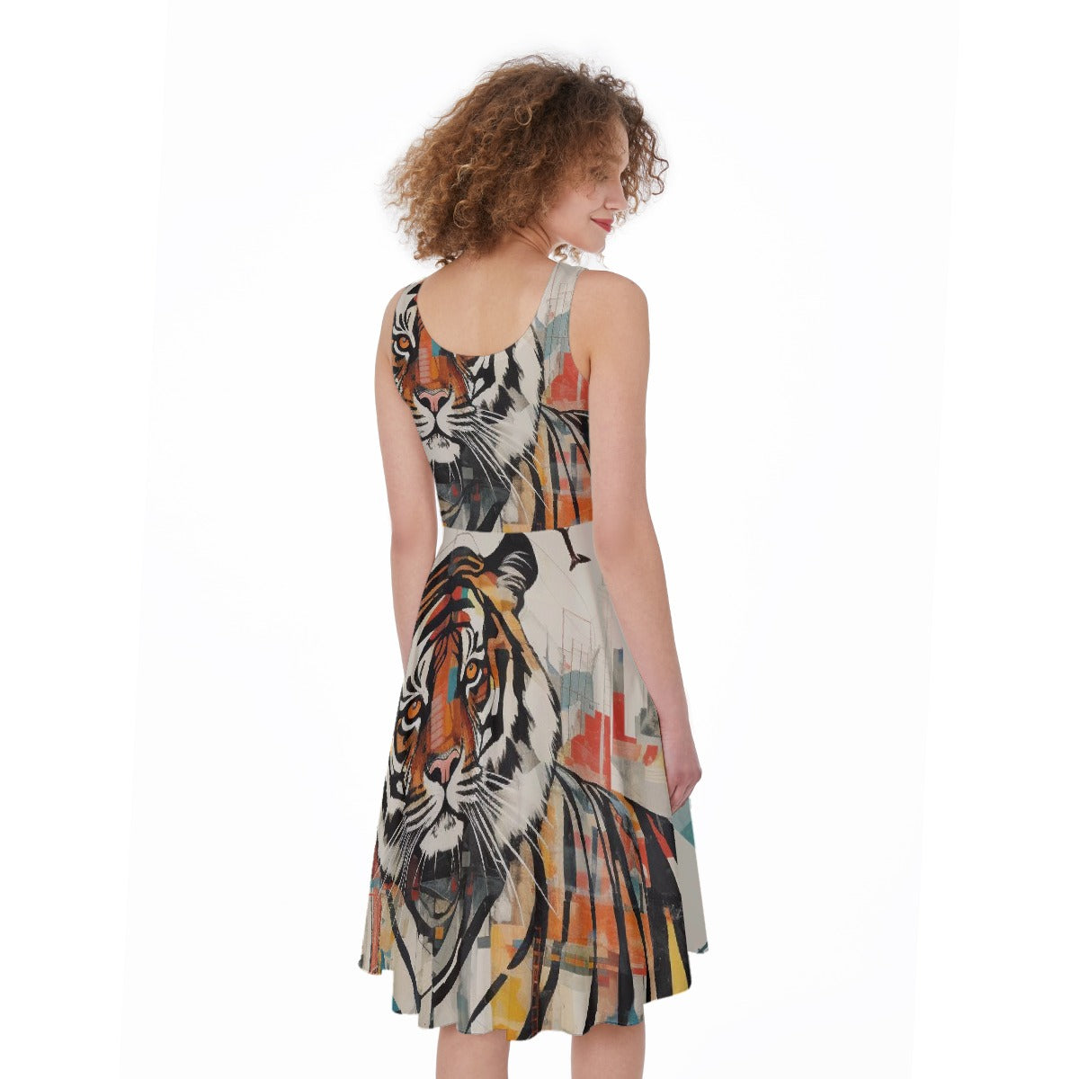 All-Over Print Women's Sleeveless Dress