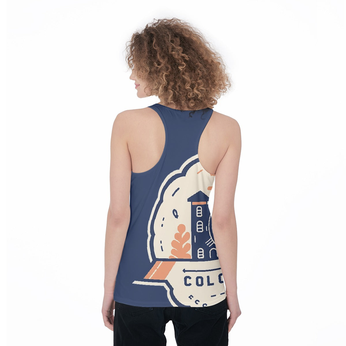 All-Over Print Women's Racerback Tank Top