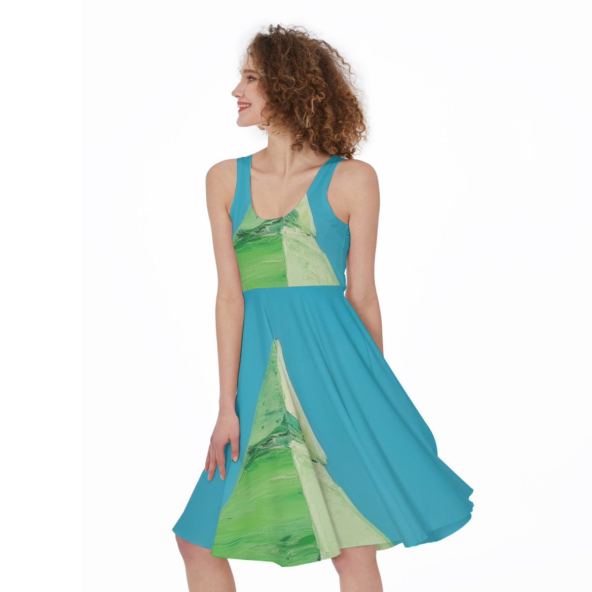 All-Over Print Women's Sleeveless Dress