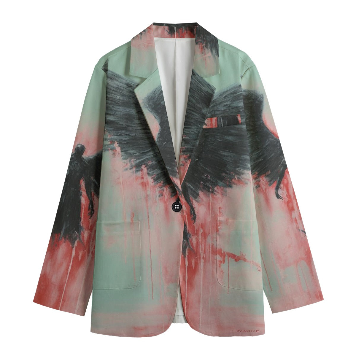 All-Over Print Women's Leisure Blazer