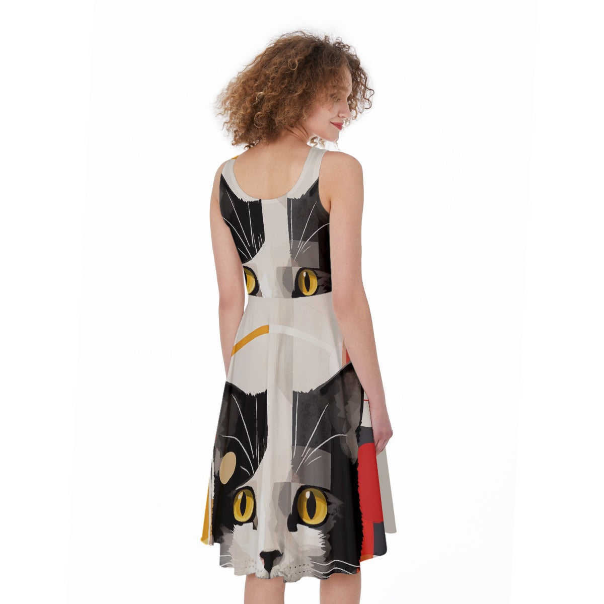 All-Over Print Women's Sleeveless Dress