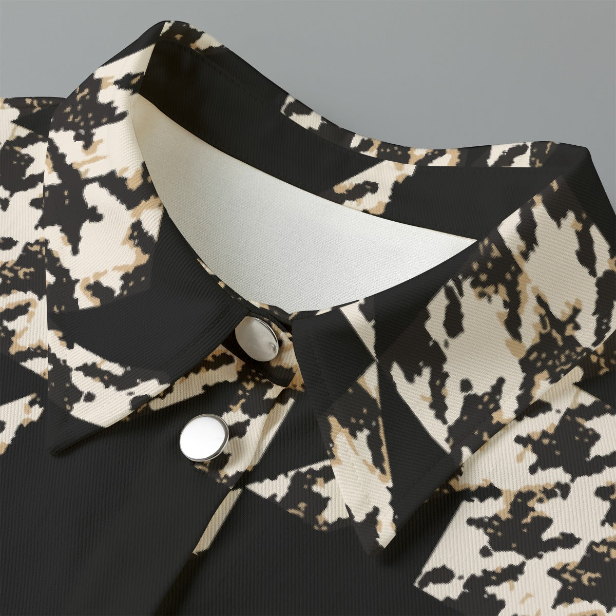 All-Over Print Women's Cropped Jacket | 245GSM Cotton