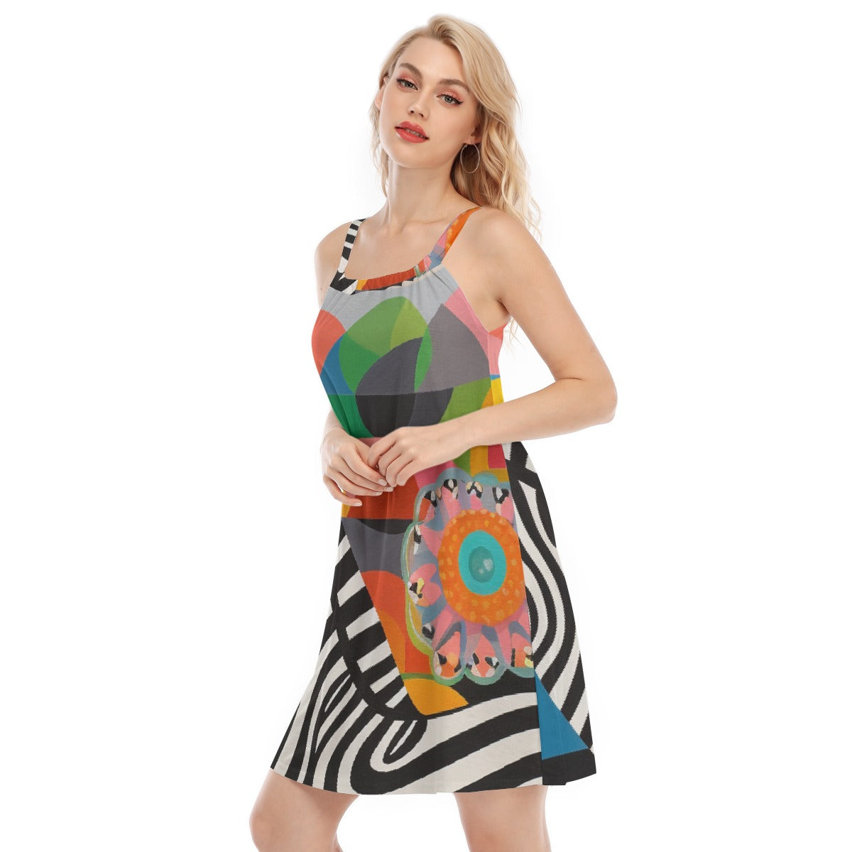 All-Over Print Women's Sleeveless Cami Dress
