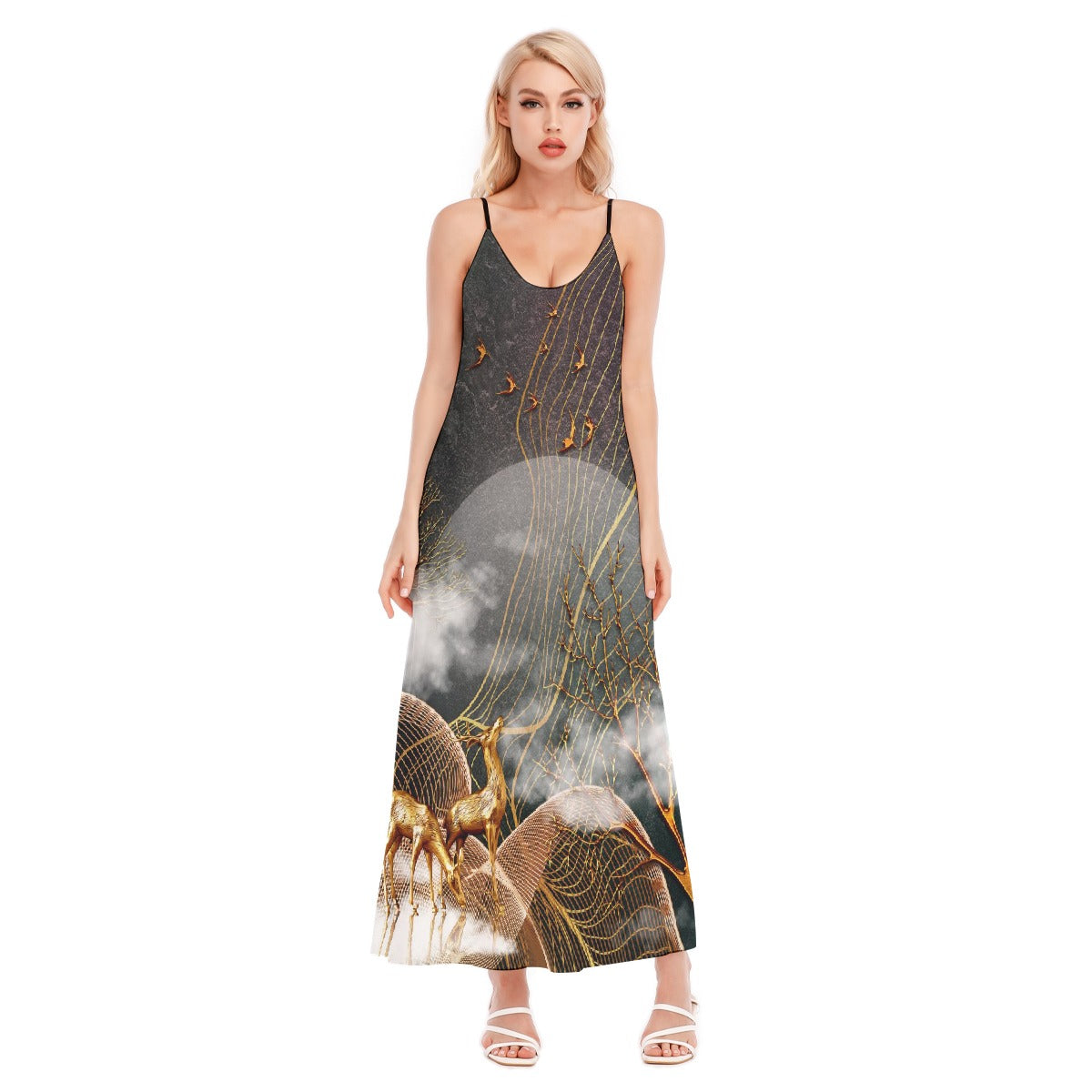 All-Over Print Women's Sling Dress