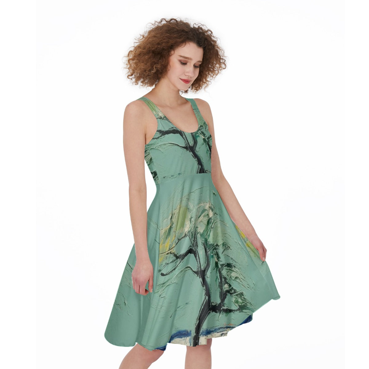 All-Over Print Women's Sleeveless Dress