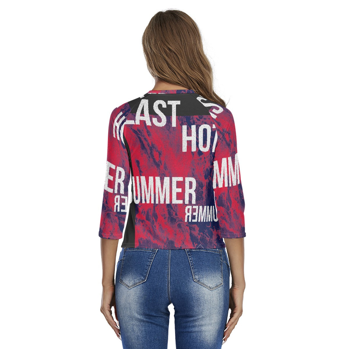 All-Over Print Women's Raglan Sleeves T-shirts
