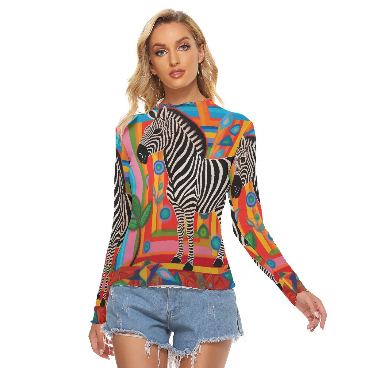 All-Over Print Women's Mesh T-shirt