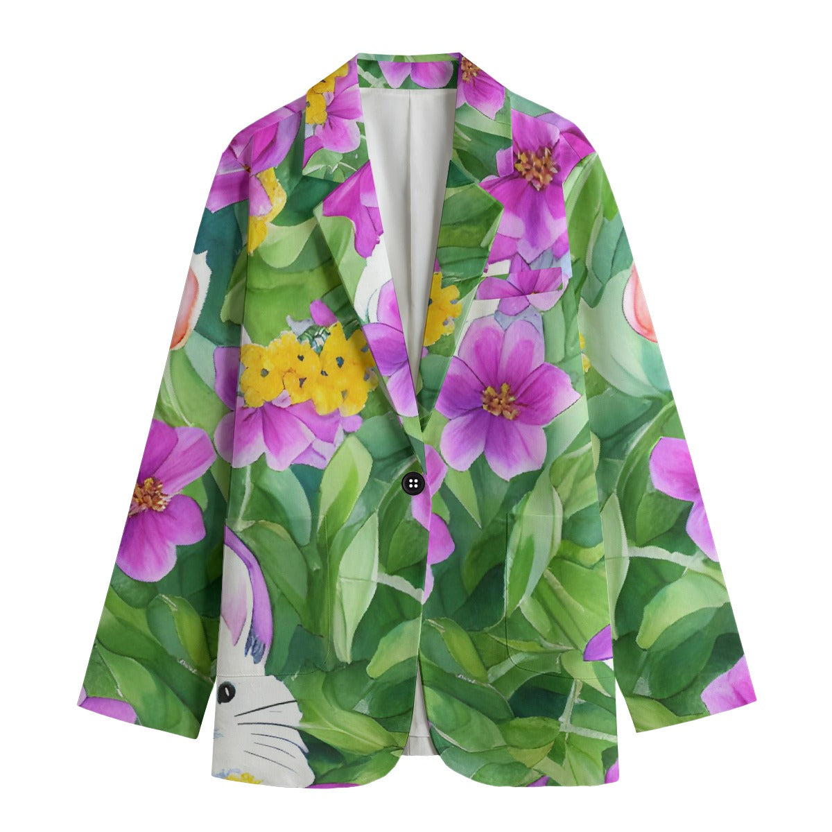 All-Over Print Women's Leisure Blazer