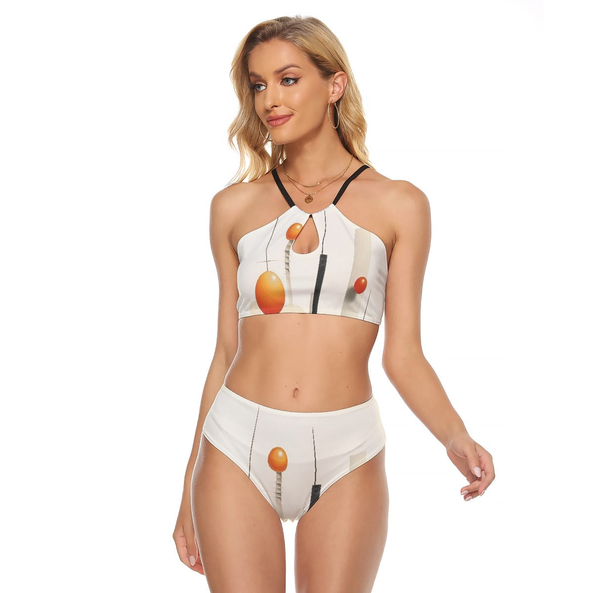 All-Over Print Women's Cami Keyhole One-piece Swimsuit