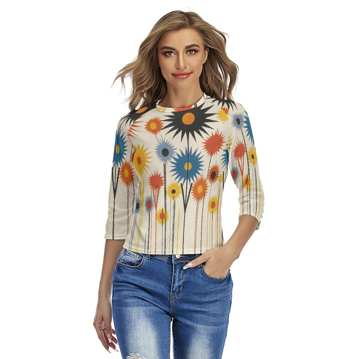 All-Over Print Women's Raglan Sleeves T-shirts